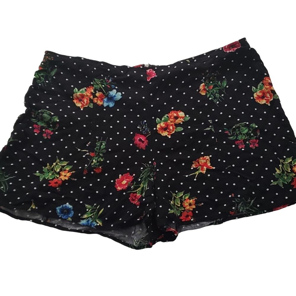 Forever 21 Plus High Waisted Polka Dot Shorts 1X